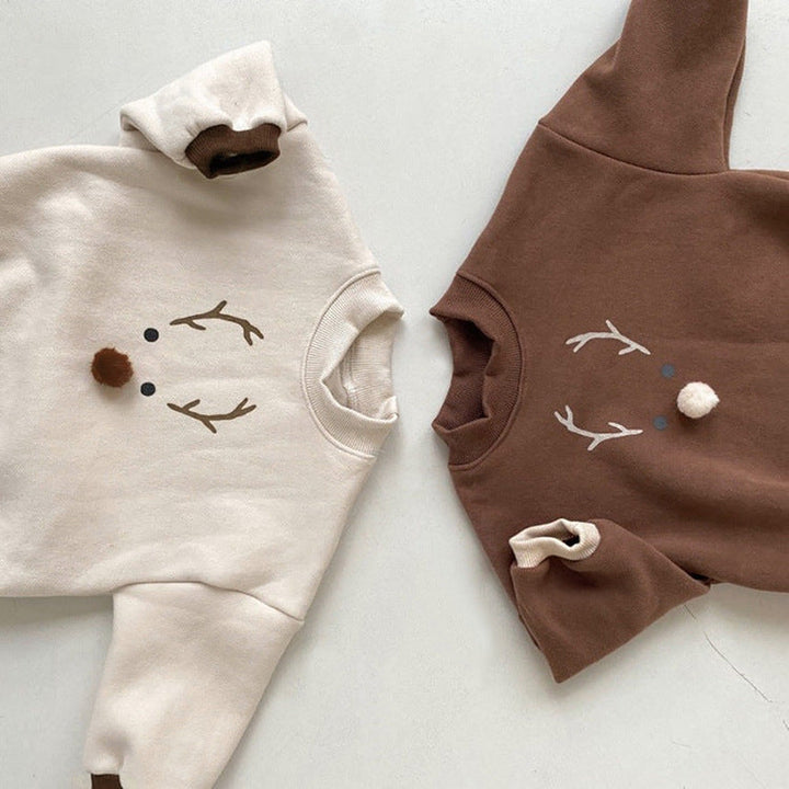 Christmas Baby Romper For Autumn And Winter Wear
